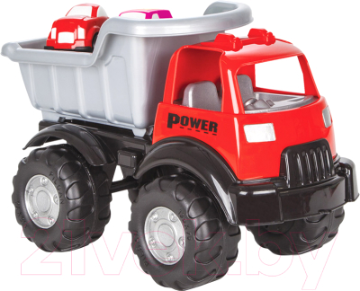 

Самосвал игрушечный Pilsan, Power Truck + 2 машинки / 06517