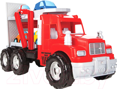 

Автовоз игрушечный Pilsan, Mak Truck + 4 машинки / 06619