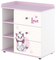 

Комод пеленальный Polini Kids, Disney Baby 5090 Кошка Мари / 0002337.69
