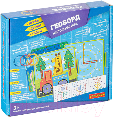 Настольная игра Bondibon Геоборд / ВВ4983