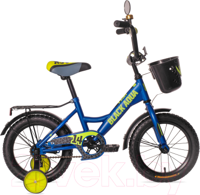 Детский велосипед Black Aqua Fishka 20 KG2027 со светящимися колесами (синий)