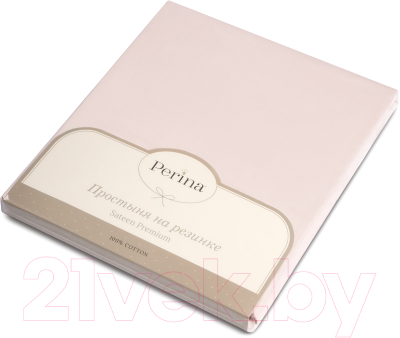 Простыня для малышей Perina На резинке Розовый / ПР-120.7