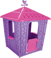 Детский игровой домик Pilsan Stone House Purple / 06437 (фиолетовый) - 