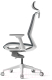 Миниатюра изображения товара Кресло офисное Bestuhl J15 White Pl с подголовником и подлокотником (темно-серая сетка)
