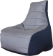 Бескаркасное кресло Flagman Бумеранг Б1.2-01 (серый/тёмно-синий) - 