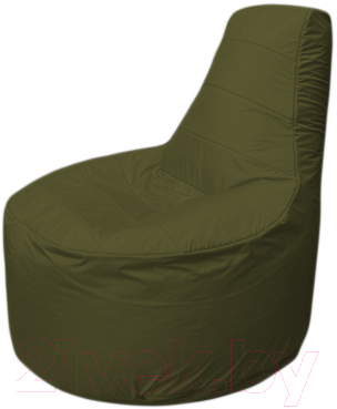 Бескаркасное кресло Flagman Трон Т1.1-11 (темно-оливковый)