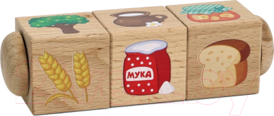 

Развивающая игра Десятое королевство, Кубики на оси. Что за чем следует / 02967