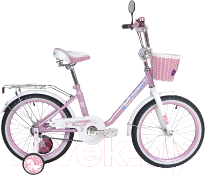 Детский велосипед Black Aqua Princess 20 / KG2002 (розовый/белый)