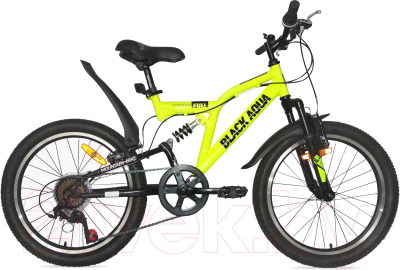 Детский велосипед Black Aqua Mount 1201 V 20 / GL-103V (лимонный/черный)