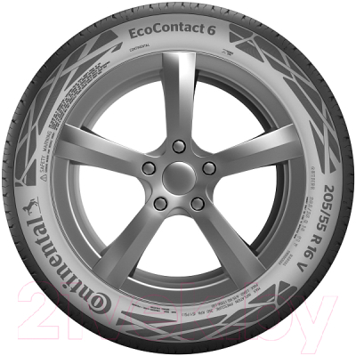 Летняя шина Continental EcoContact 6 235/55R18 100V Contiseal