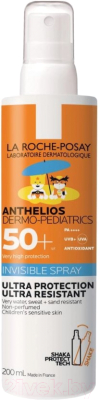 Спрей солнцезащитный La Roche-Posay Anthelios Dermo-pediatric детский невидимый SPF 50+ (200мл)