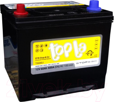 

Автомобильный аккумулятор Topla, EFB Stop&Go Jis L+ / 112160