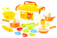 Набор игрушечной посуды Полесье Три кота 20 элементов / 72931 - 