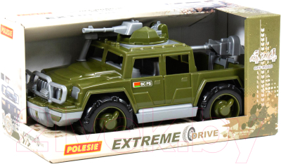 Автомобиль игрушечный Полесье Защитник с двумя пулеметами / 69566