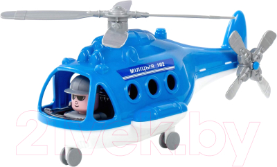 Вертолет игрушечный Полесье Милиция Альфа / 68682