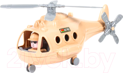 Вертолет игрушечный Полесье Военный Альфа-Сафари / 68781