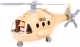 Вертолет игрушечный Полесье Военный Альфа-Сафари / 68781 - 