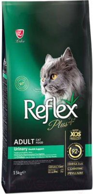 Сухой корм для кошек Reflex Plus Urinary с курицей (15кг)