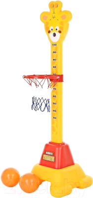 Баскетбол детский Edu-Play Жираф / KU-1503 (желтый/красный)