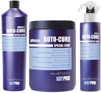 Набор косметики для волос Kaypro Special Care Botu-Cure д/сильно повр. маска+шампунь+кондиционер (1л+1л+200мл) - 