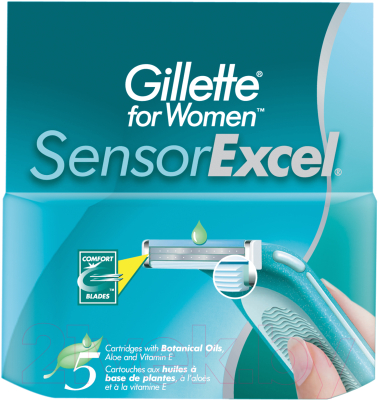 

Сменные кассеты Gillette, Sensor Excel