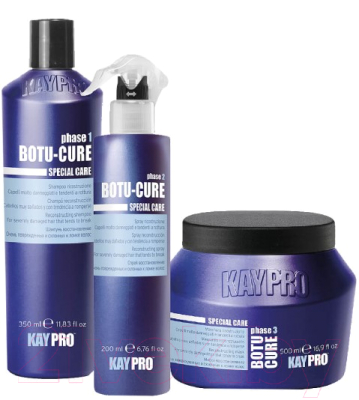 Набор косметики для волос Kaypro Special Care Botu-Cure д/сильно повр. маска+шампунь+кондиционер (500мл+350мл+200мл)