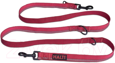 Поводок Halti Double Ended 63446/COA (L, красный)