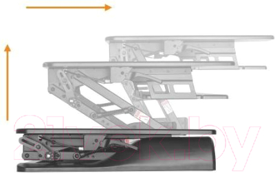 Подставка для ноутбука ABC Mount Standwork-101 (черный)