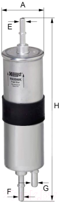 

Топливный фильтр Hengst, H420WK
