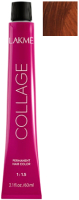 Крем-краска для волос Lakme Collage Creme Hair Color перманентная 8/44 (60мл, блондин медный яркий ) - 