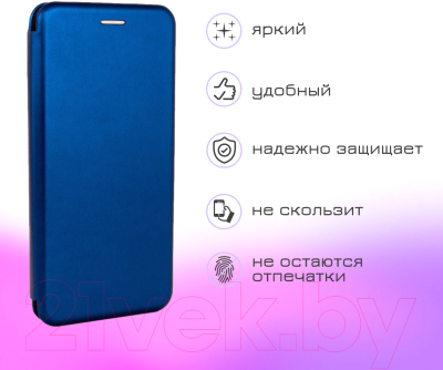 Чехол-книжка Case Magnetic Flip для Huawei Y6p (золотой)