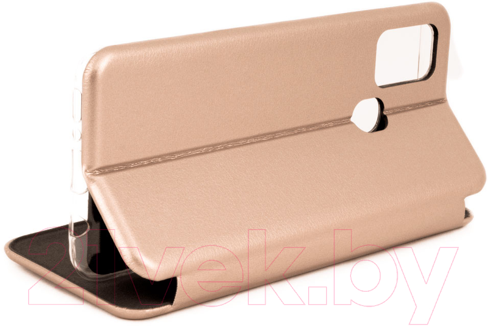 Чехол-книжка Case Magnetic Flip для Galaxy M31 (золотой) — фото 3