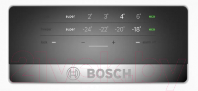 Холодильник с морозильником Bosch KGE39AW33R