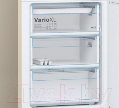 Холодильник с морозильником Bosch KGE39XK21R