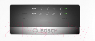 Холодильник с морозильником Bosch KGE39XW21R