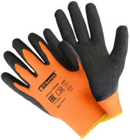 Перчатки защитные Fiberon Латексный облив / PSV040P (XL)