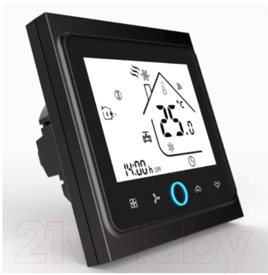 Терморегулятор для теплого пола SMARTLIFE AC 603H-B-WiFi (черный)