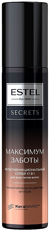 Спрей для волос Estel Secrets Максимум Заботы 17в1 для всех типов Мультифункциональный (200мл)