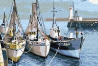 

Картина по номерам Azart, Лодки у причала / AZ3040GK-83