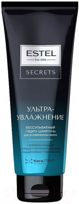 Шампунь для волос Estel Secrets Ультраувлажнение для ослабленных волос Бессульфатный (250мл)
