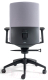 Миниатюра изображения товара Кресло офисное Bestuhl J2 Black Pl без подголовника с подлокотником (серая ткань)