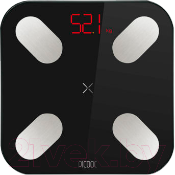 Напольные весы электронные Picooc Mini V2 (черный)