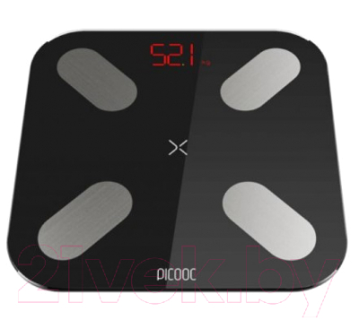 Напольные весы электронные Picooc Mini V2 (черный)
