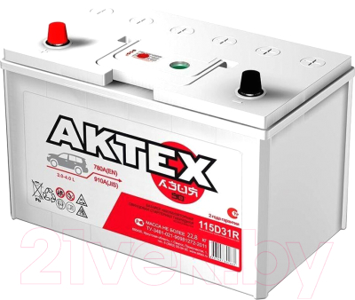 

Автомобильный аккумулятор АкТех, Asia / АТА90ЗR
