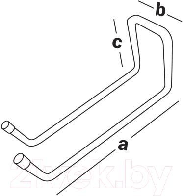 Крюк настенный ЕКТ CV501801