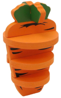 Игрушка для животных Rosewood 3D Морковь / 19721/RW (оранжевый) - 
