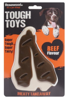 Игрушка для собак Rosewood Кость с ароматом говядины / 40331/RW (коричневый) - 