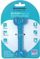 Игрушка для собак Rosewood Кость BioSafe / 43101/RW (голубой) - 