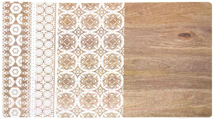 Коврик под миску Tarhong Moroccan Wood / TPMMT0200PMW (древесный с рисунком) — фото 2