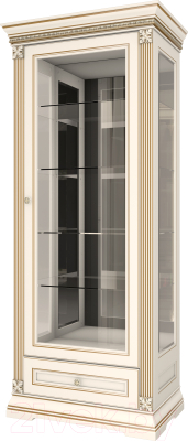 

Шкаф с витриной WellMaker, Патриция Элегант ШВ1-80